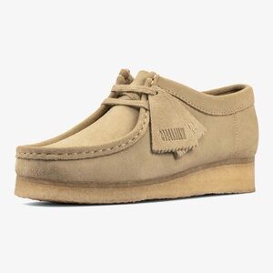 Clarks Men's Beige Suede Loafers